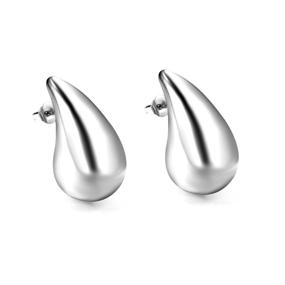 Spring 2024 20mm~30mm Drop Oval Earrings asonjewelry