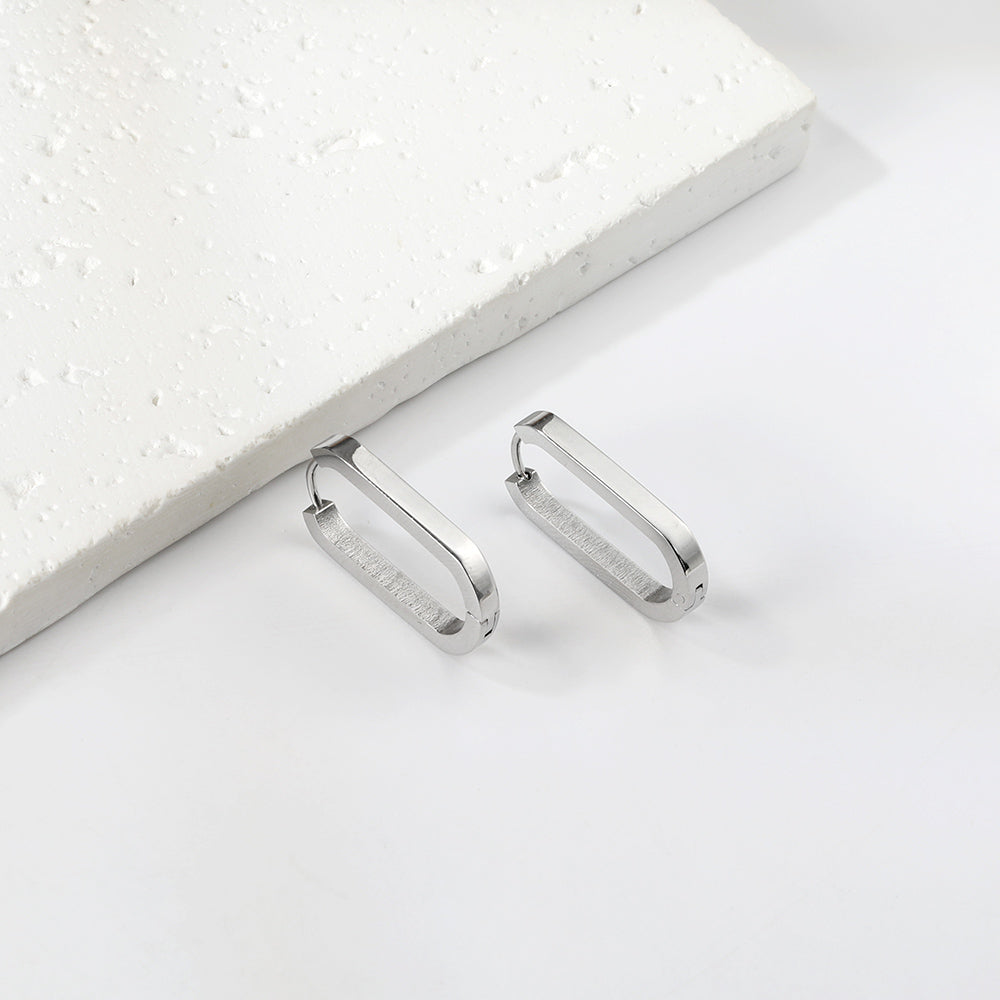 Oval ear buckle 2.8*14*25.7mm asonjewelry