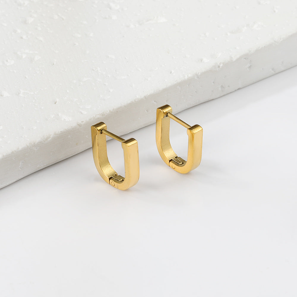 Boucle d'oreille en forme de U 2,8*12,6*14 mm