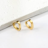 Heart-shaped earrings 2.8*15.4*13.8mm