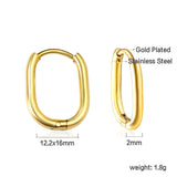 Wholesale U-shaped minimalist earrings for everyday wear