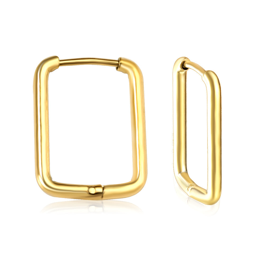 Rectangular ear buckle asonjewelry