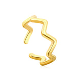 5.5mm Light Luxury Golden Adjustable Ring ¨C Moderate Width with Premium Finish, Unique & Non-Common Design