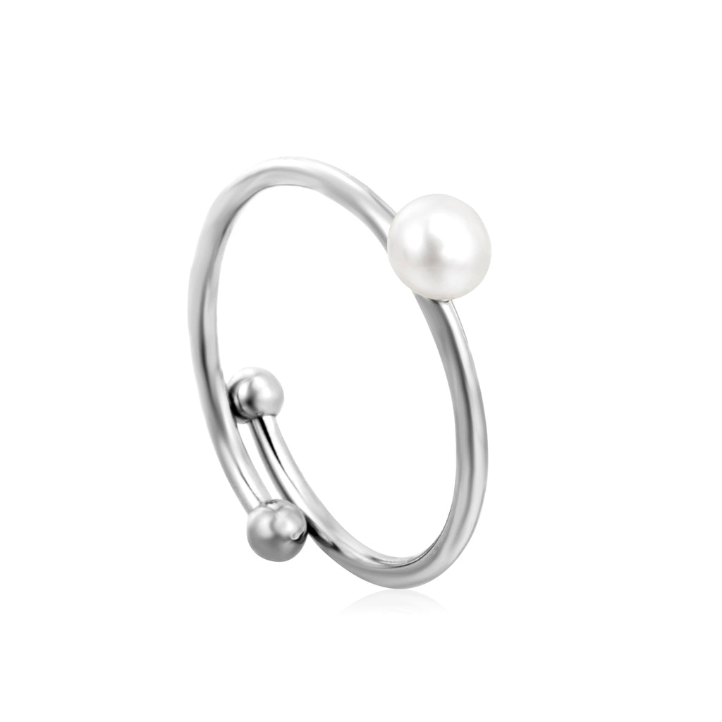 5mm Freshwater Pearl Adjustable Ring