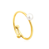 5mm Freshwater Pearl Adjustable Ring