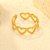 6.8mm Vintage Golden Adjustable Ring ¨C Matte Antique Finish, Wide Open Band, Retro-Inspired & Unique