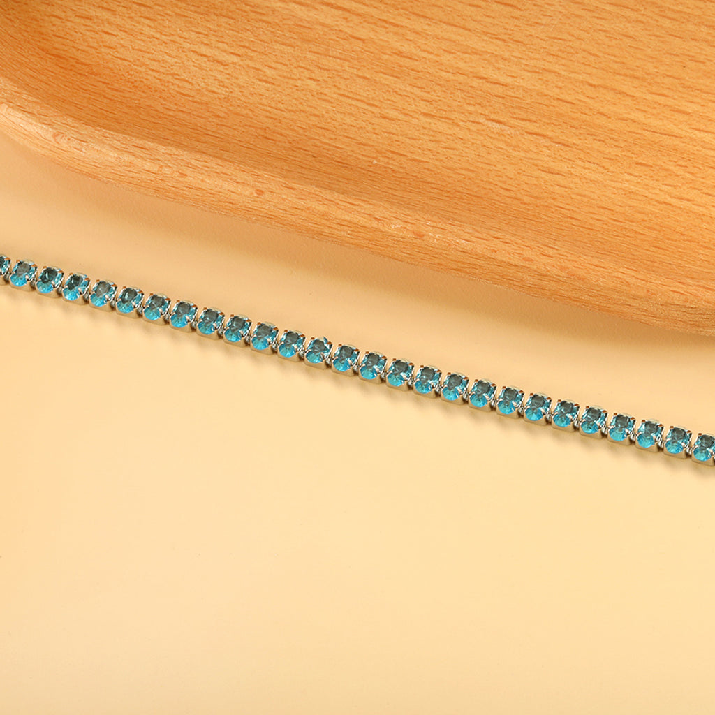 2024 New Year Oval 6 Colors Clasp Bracelet 17cm