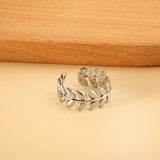 Open-end ring 8.8mm high Steel/gold color