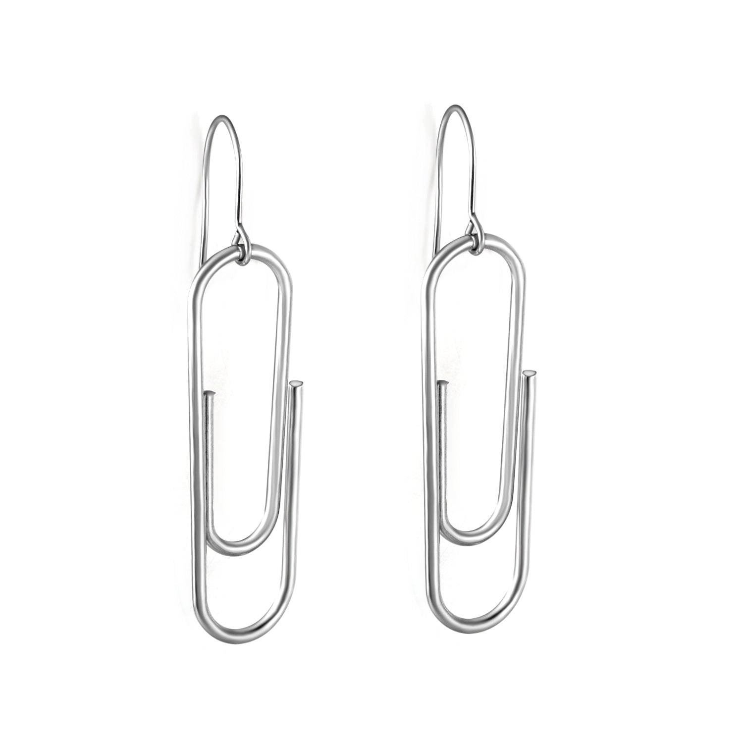 13*40.7mm pinback earrings in steel color asonjewelry