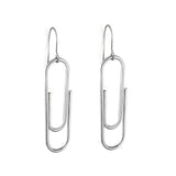 13*40.7mm pinback earrings in steel color