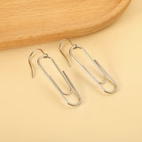 13*40.7mm pinback earrings in steel color