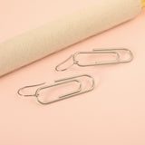 13*40.7mm pinback earrings in steel color