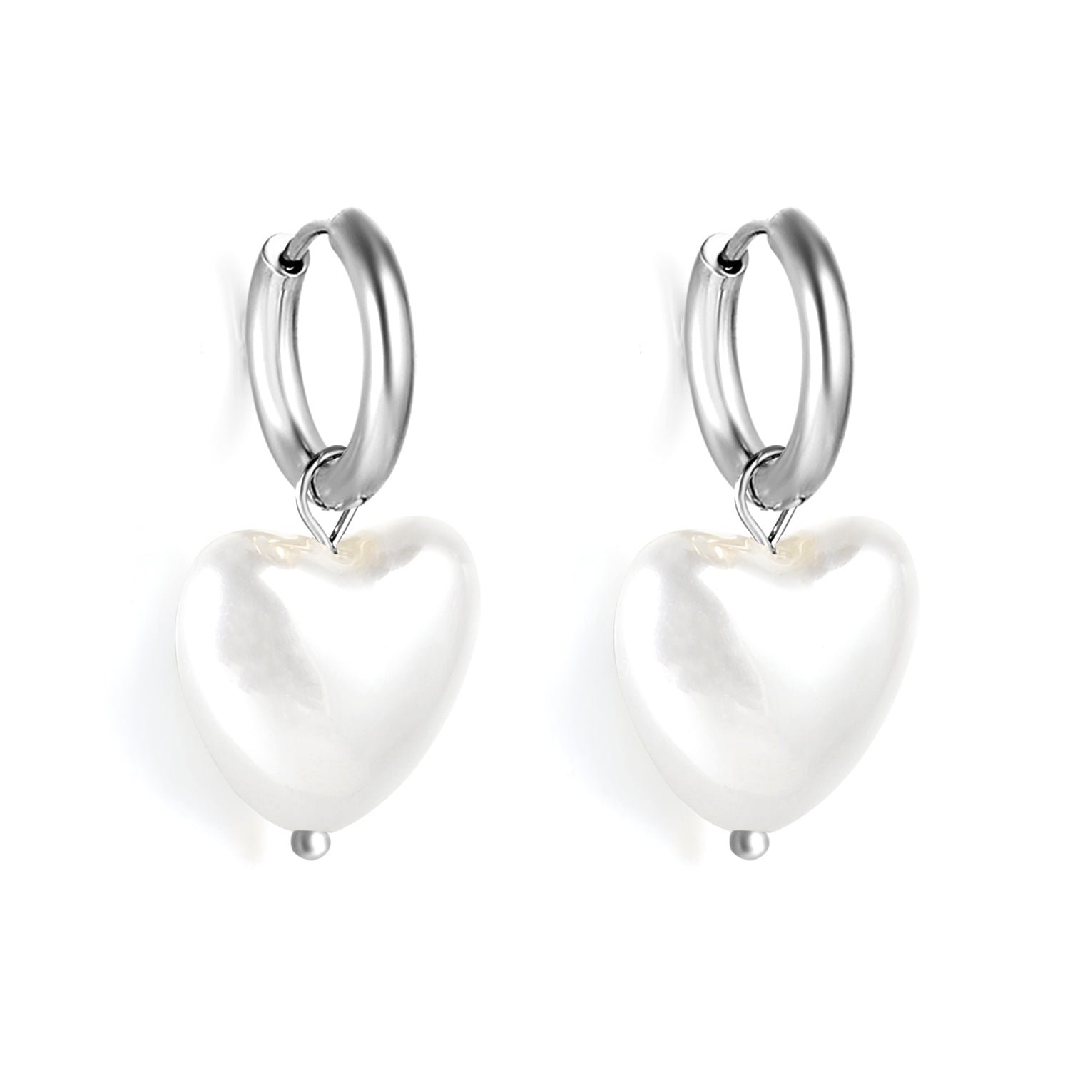 2024 New Year Fashion Various Irregular Shape White Pearl Earrings asonjewelry