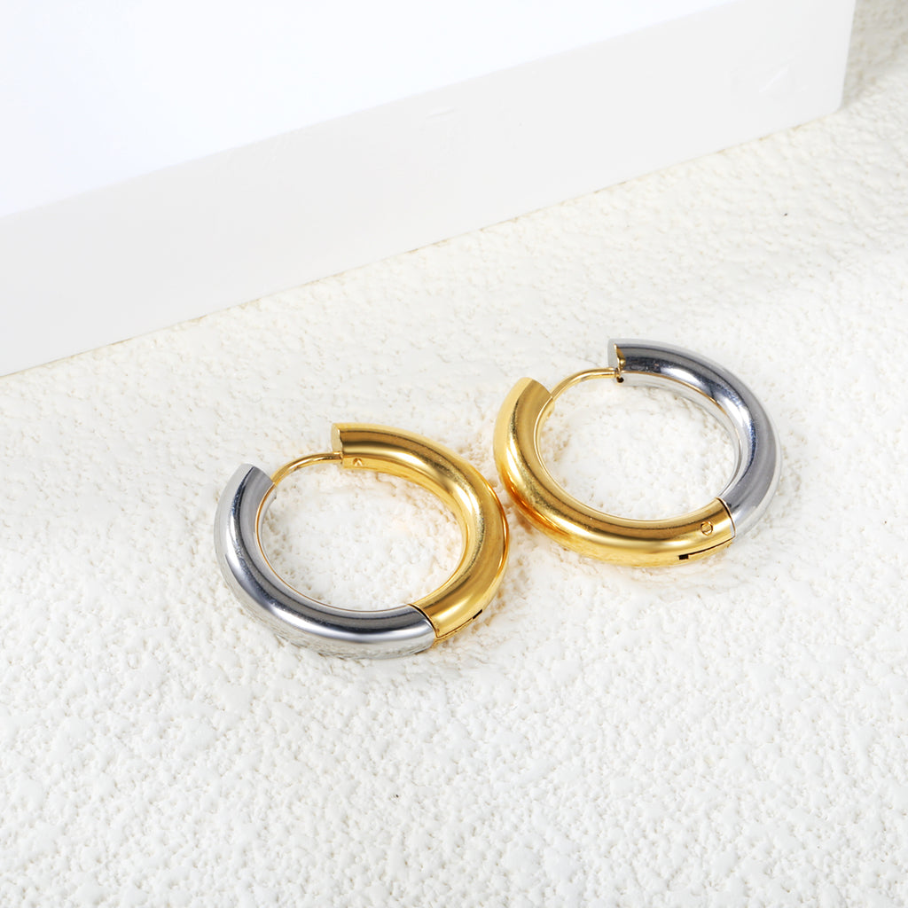 4x25mm Circle Earrings