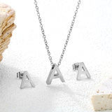 Steel/Gold Cut Letters Set without Diamonds A-Z