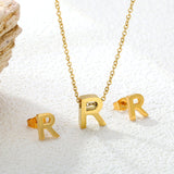 Steel/Gold Cut Letters Set without Diamonds A-Z