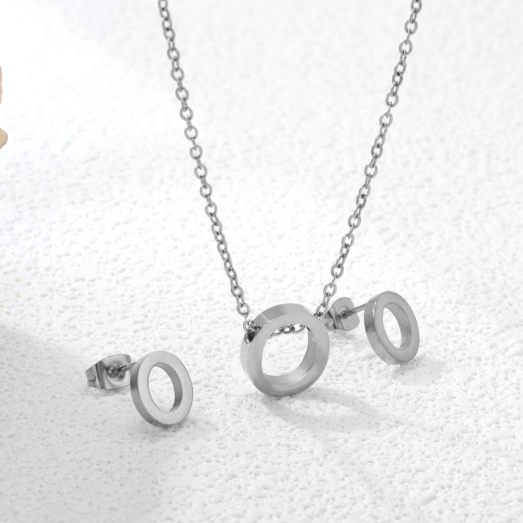 Steel/Gold Cut Letters Set without Diamonds A-Z