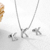 Steel/Gold Cut Letters Set without Diamonds A-Z