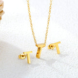 Steel/Gold Cut Letters Set without Diamonds A-Z