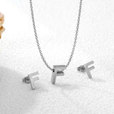 Steel/Gold Cut Letters Set without Diamonds A-Z