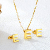 Steel/Gold Cut Letters Set without Diamonds A-Z