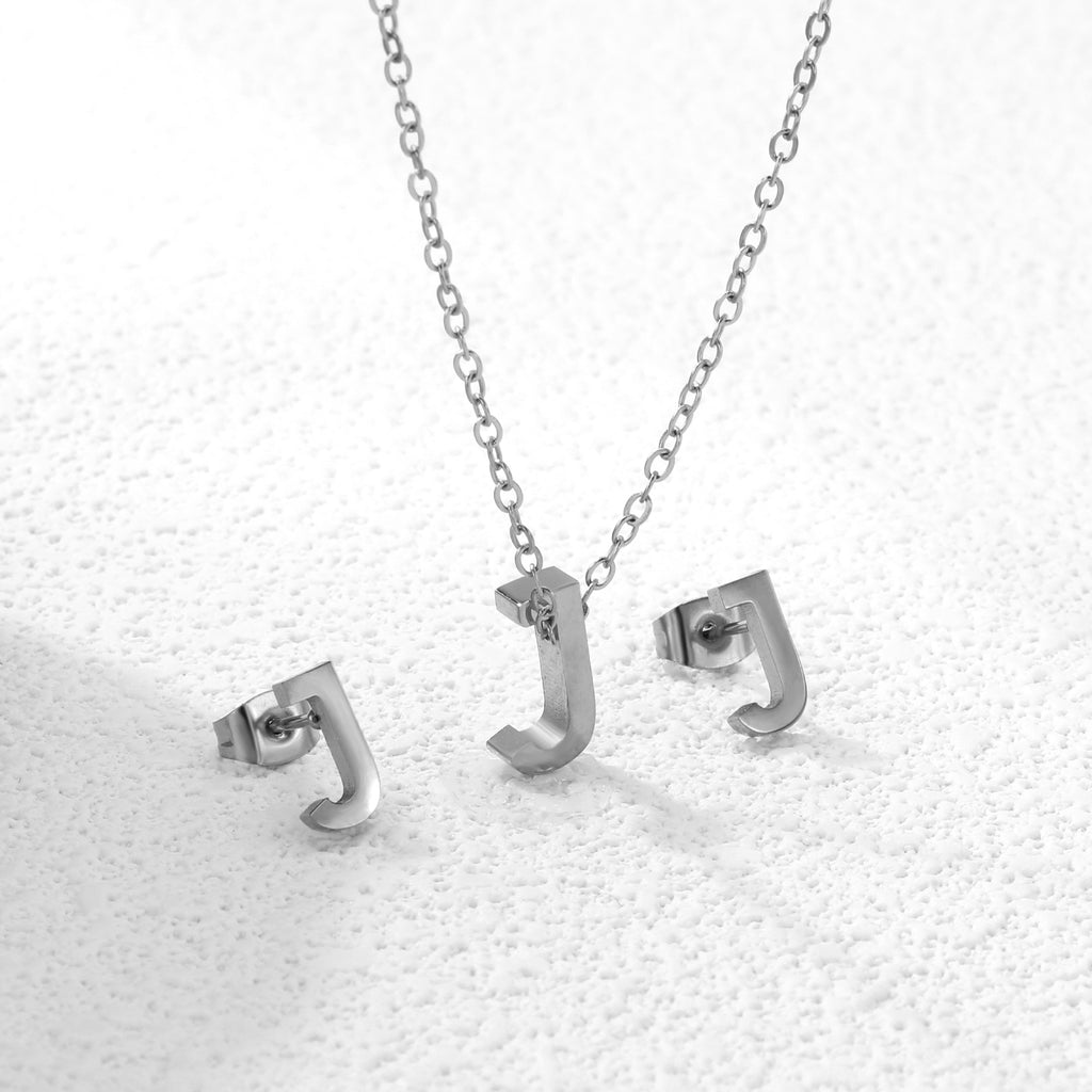 Steel/Gold Cut Letters Set without Diamonds A-Z