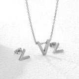 Steel/Gold Cut Letters Set without Diamonds A-Z