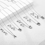 Steel/Gold Cut Letters Set without Diamonds A-Z