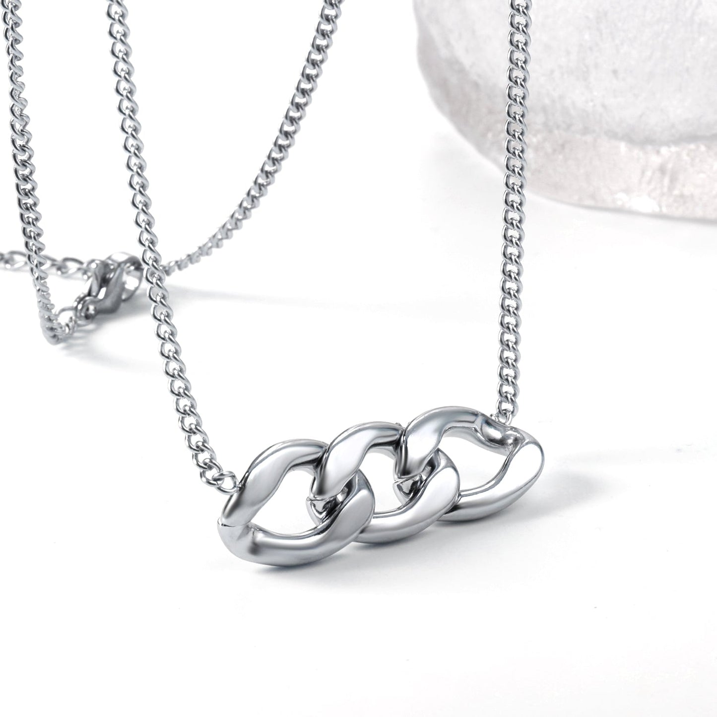 Chain pendant 36.4*11.5mm necklace 42+5cm asonjewelry