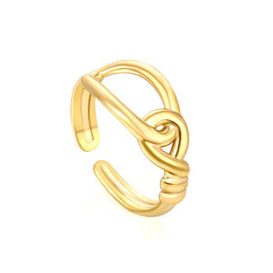 Chain Link Open Ring - Stainless Steel Punk Edgy Design