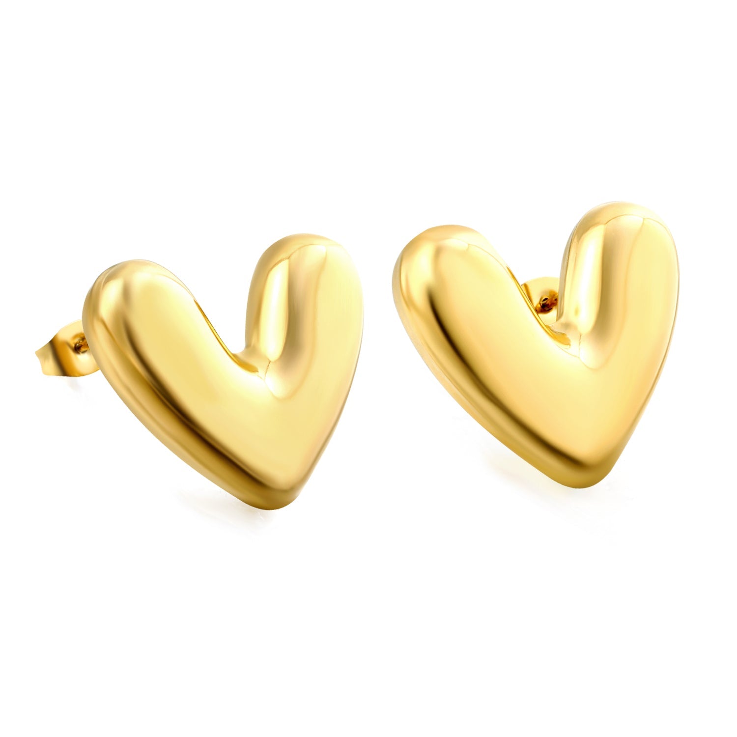 Heart Shape Earrings 25*22mm asonjewelry