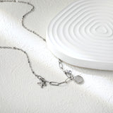 10.2*10.7mm shell+9*12.7mm starfish+4.2mm cylindrical white diamonds 42+5cm+10*3cm necklace steel/golden