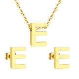Steel/Gold Cut Letters Set without Diamonds A-Z