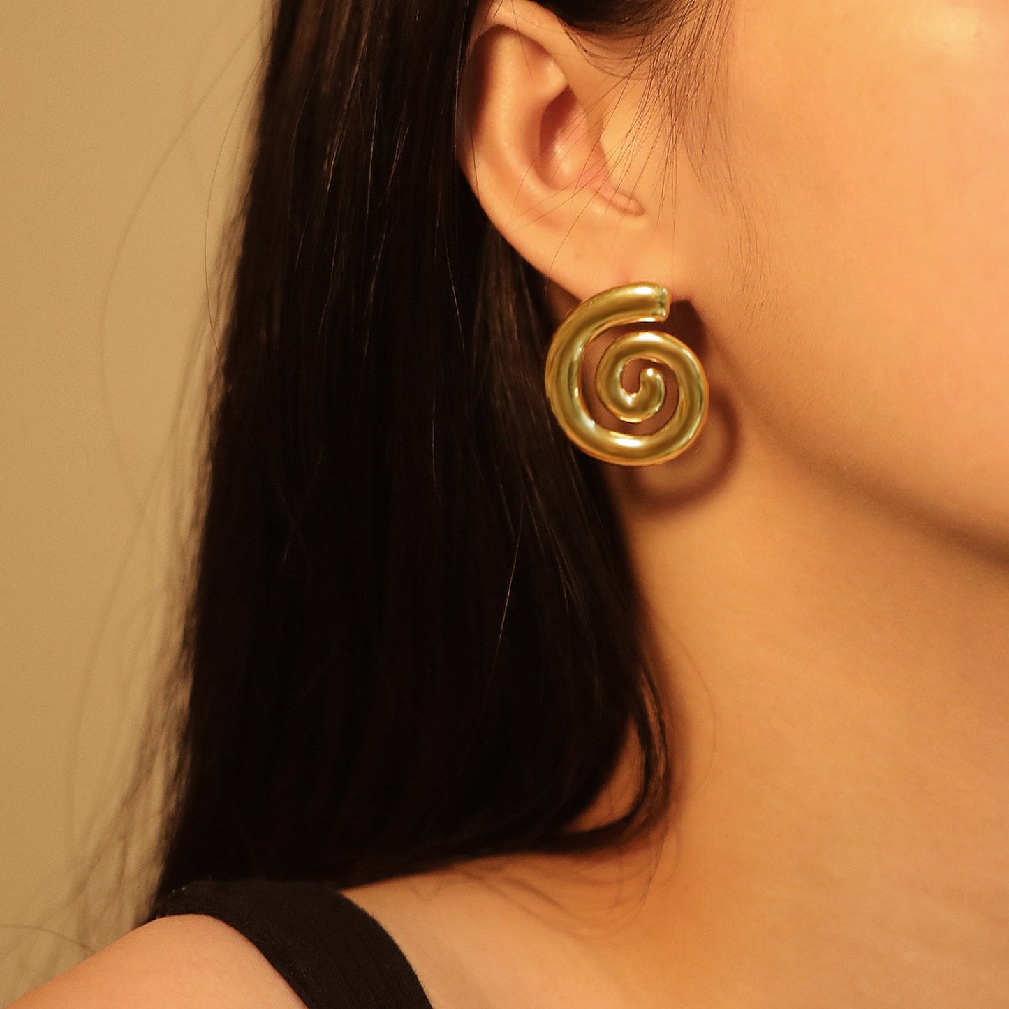 Spiral Earrings 26.7*31mm asonjewelry