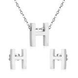 Steel/Gold Cut Letters Set without Diamonds A-Z