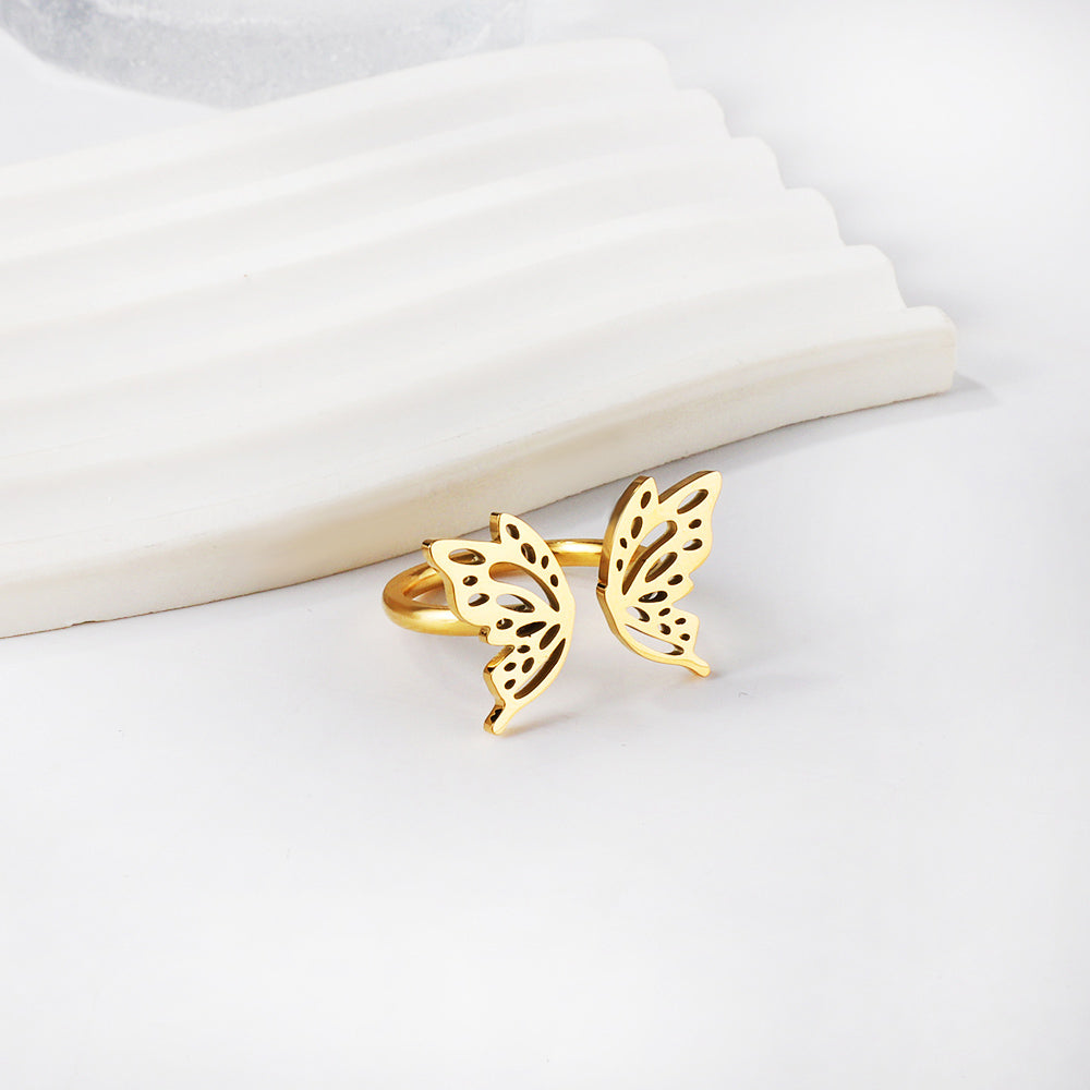 ASON Polished Butterfly Ring asonjewelry