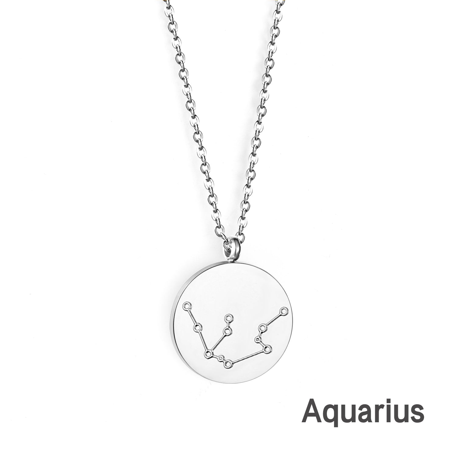 12 Zodiac Signs Virgo & Aquarius & Pisces & Gemini & Scorpio & Libra & Aries & Taurus & Cancer & Capricorn & Leo & Sagittarius Pendant Necklace asonjewelry