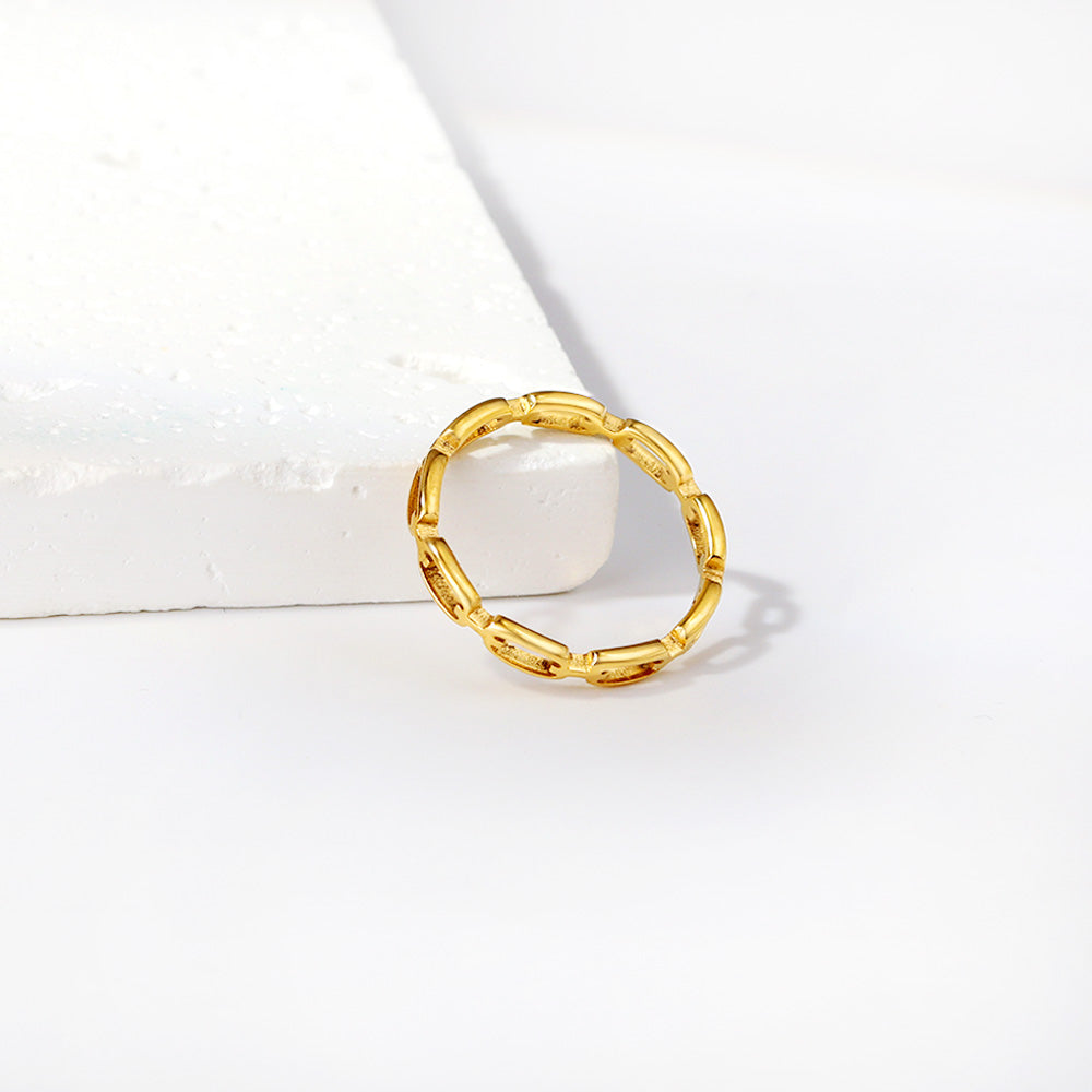 ASON Polished Minimalist Multiple Oval Ring asonjewelry