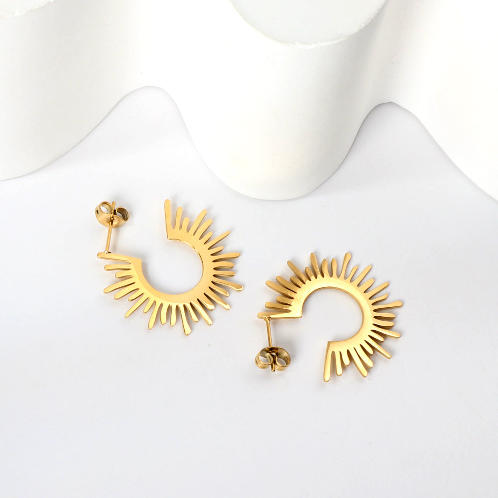 The latest models of gold Earrings fall sense C Earrings asonjewelry