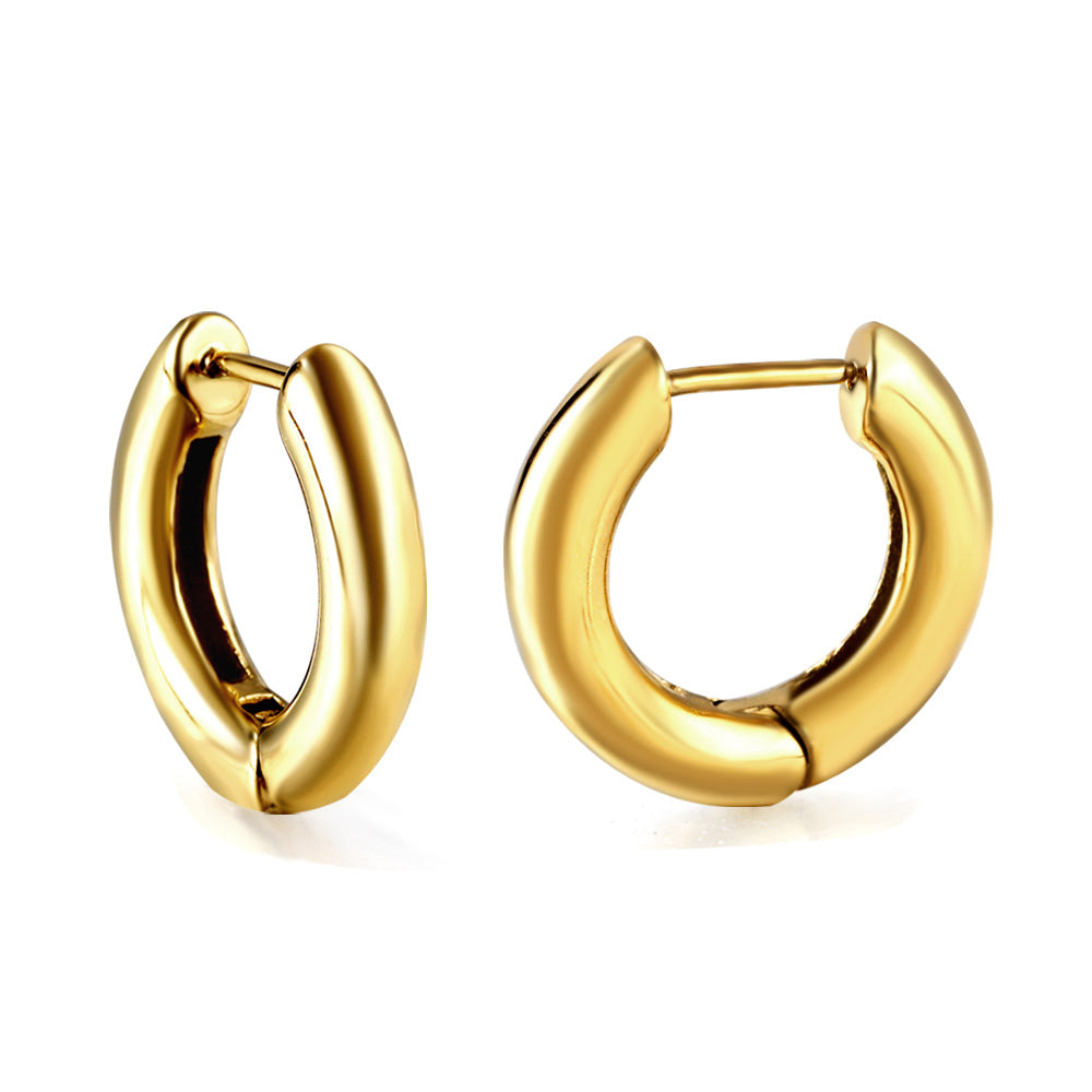 Fermoir d'oreille doré 4*18mm