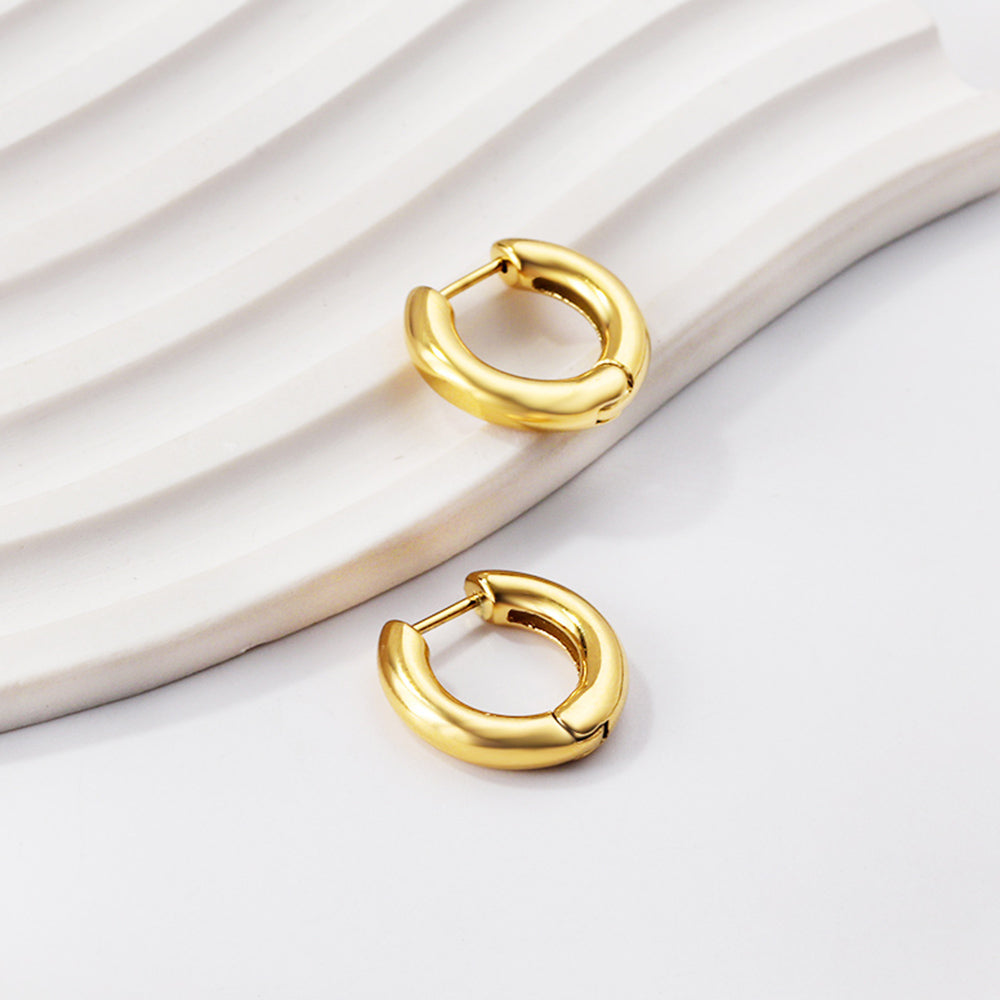 Gold ear clasp 4*18mm asonjewelry