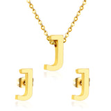 Steel/Gold Cut Letters Set without Diamonds A-Z