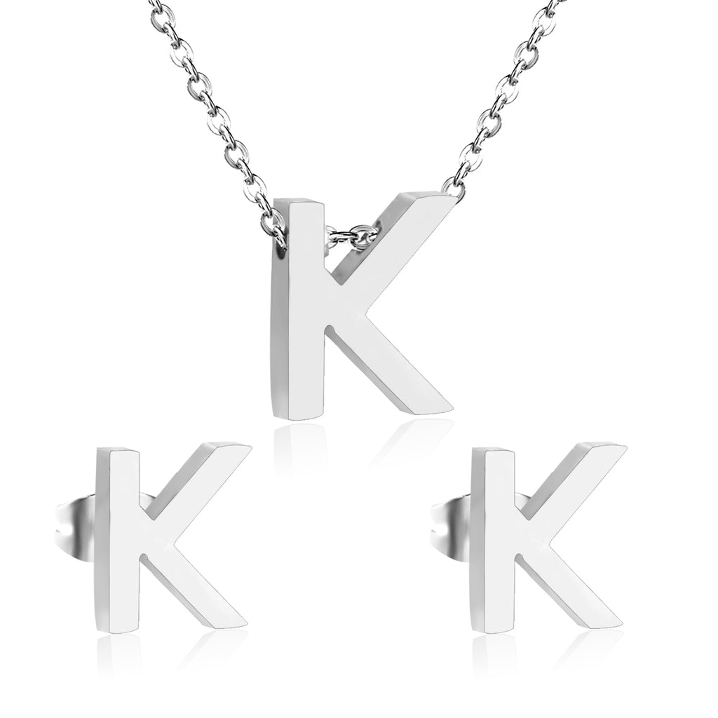 Steel/Gold Cut Letters Set without Diamonds A-Z