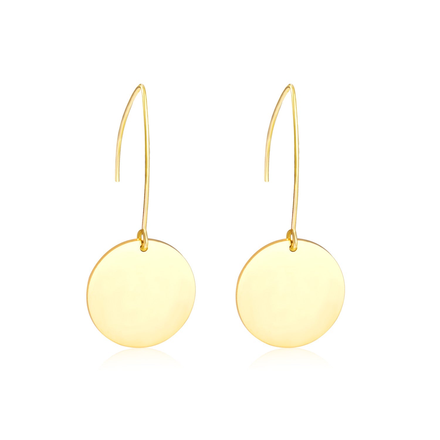 Small V-Shape Clasp Earrings with Round Embossed Sand Finish asonjewelry