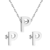 Steel/Gold Cut Letters Set without Diamonds A-Z