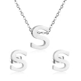 Steel/Gold Cut Letters Set without Diamonds A-Z