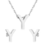 Steel/Gold Cut Letters Set without Diamonds A-Z