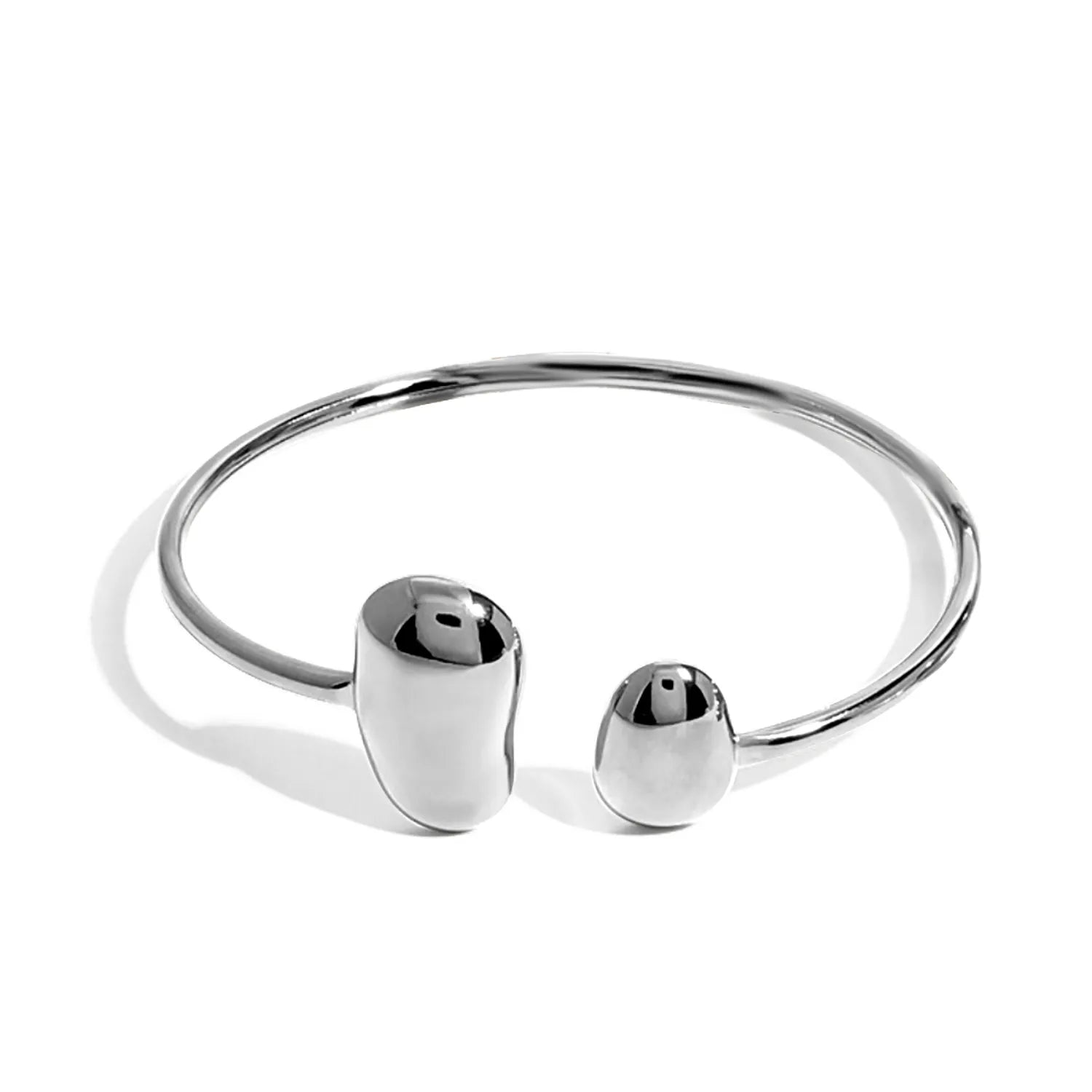 Waterdrop Bracelet Steel/Gold 2.5mm Wire Diameter 60cm Accessories: 13x21mm + 11x15mm asonjewelry