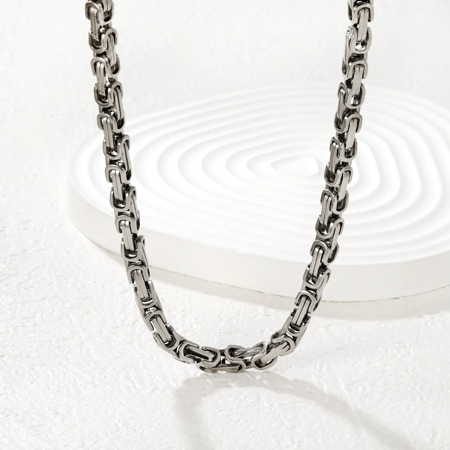 (LPC107050S)(LPC107060S) Imperial Chain Steel Color - Asonjewelry