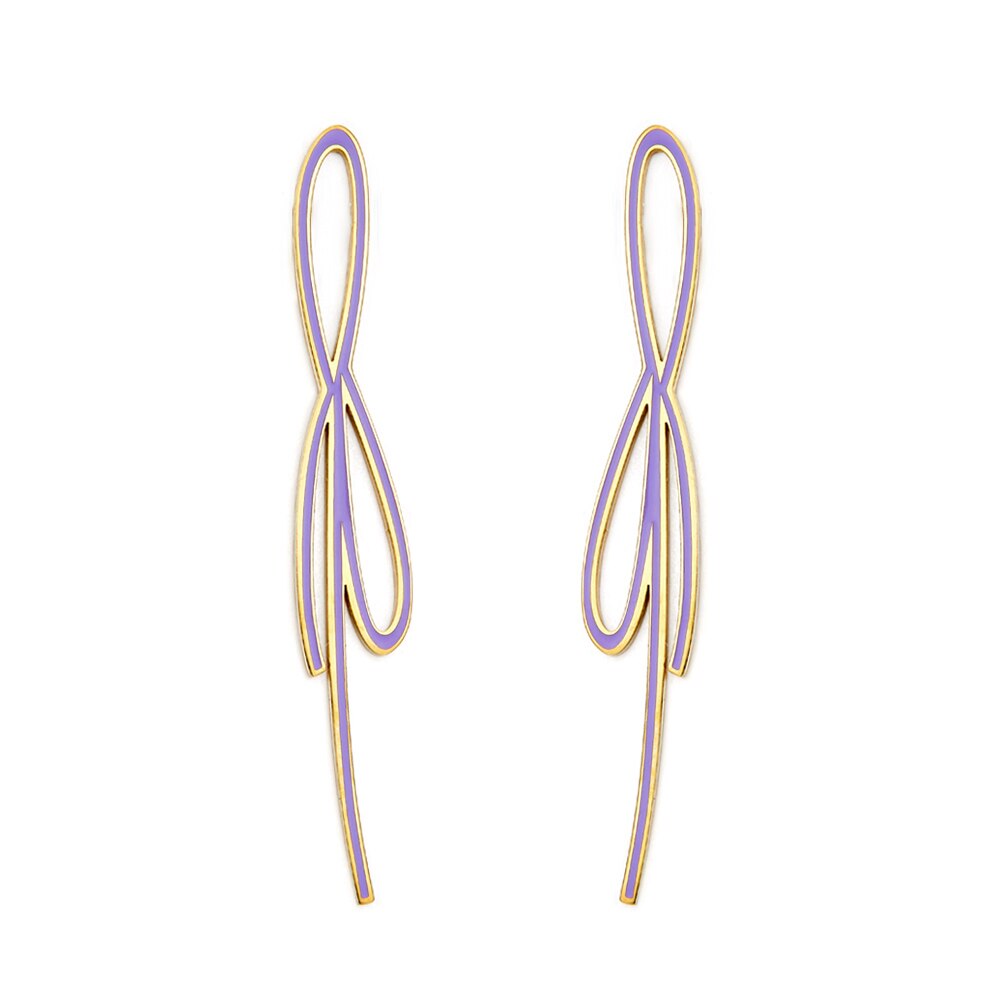 Pendientes colgantes geométricos de moda para mujer, colgantes de diseño de marca, joyería de acero acrílico para vacaciones en la playa bohemia de verano